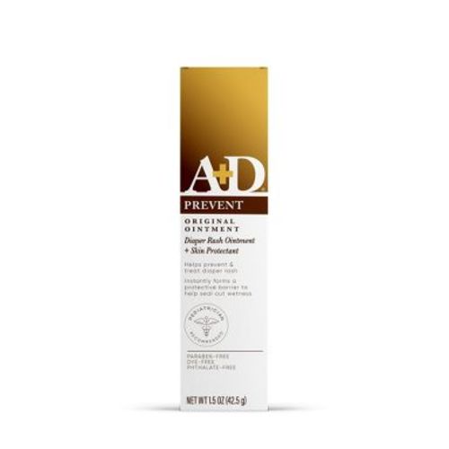 A and D Original Diaper Rash Ointment Skin Protectant for Baby Skin Care, 1.5 oz