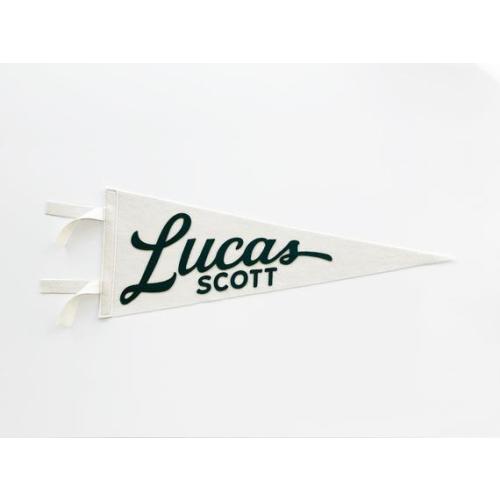 Custom Name Wool Felt Pennant Flag Vintage - Etsy