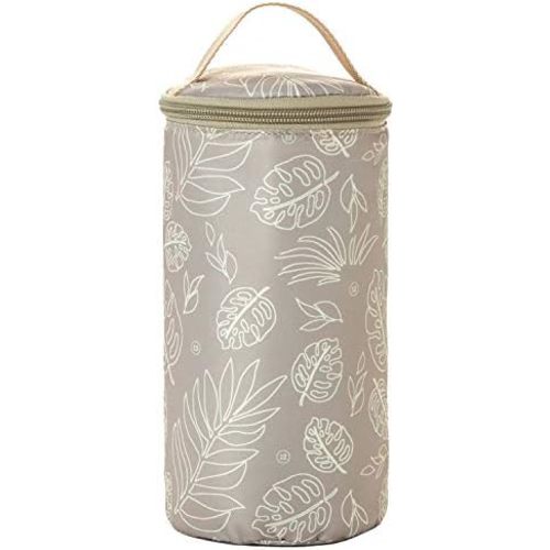TWELVElittle Insulated Bottle Pouch, Portable Baby Bottle Cooler Bag, Practical Bottle Warmer for Travel & On The Go, Breastmilk Storage Bag - Leaf