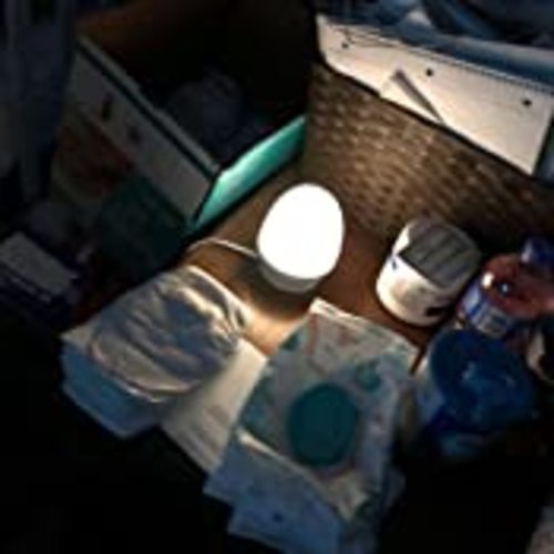VAVA Home VA-CL006 Night Lights for Kids with Stable Charging Pad, ABS+PC Bedside Lamp for Breastfeeding, Touch Control&Timer Setting, White