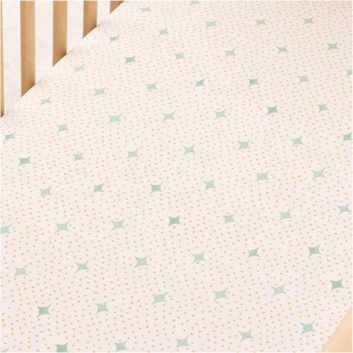 Star & Dots Crib Fitted Sheet