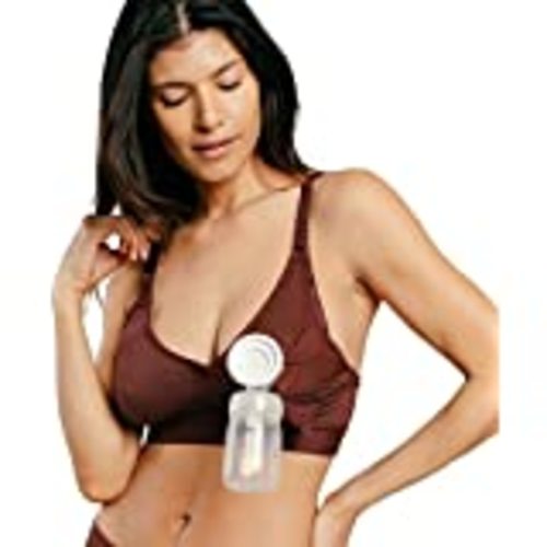 Momcozy Breast Pumping Bra Hands Free, YN12 Nursing Bra, Wearable Breast  Pump Bra for S9, S12, Spectra, Medela, Elvie, Willow,etc