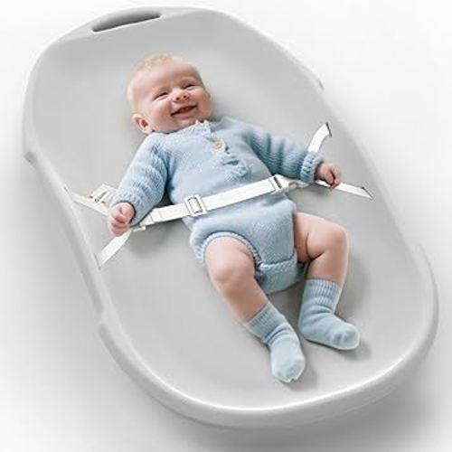 Baby Changing Pad, Soft & Wipe-Clean Changing Pad with Strap, EVA Waterproof Changing Table Pads for Dresser Top, Non-Slip Bottom, Lightweight, 30”×16”