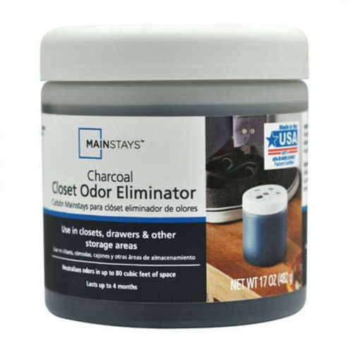 Mainstays Charcoal Closet Odor Eliminator, Fragrance Free, 17 oz