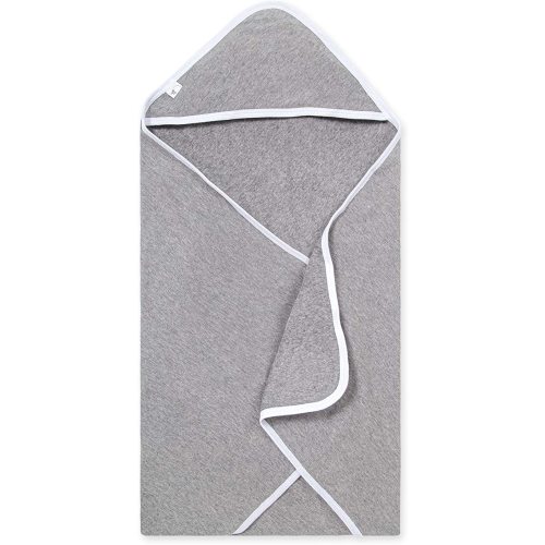 Burts Bees Baby Infant Hooded Towels Heather Grey Cotton, Unisex Bath Essentials and Newborn Necessities, Soft Nursery Towel with Hood Set, 1-Pack Size 29 x 29 Inch