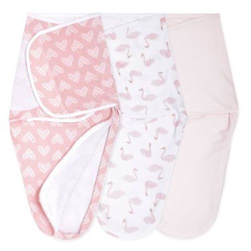 Aden + Anais Essentials Easy Swaddle Wrap - Fairytale Flowers - 0-3 Months - 3pk