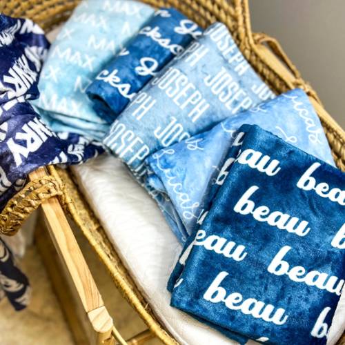Personalized Baby Blanket With Name For Girls and Boys | Custom Baby Blanket | Newborn Blanket | Fleece Baby Blanket | Baby Shower | CB