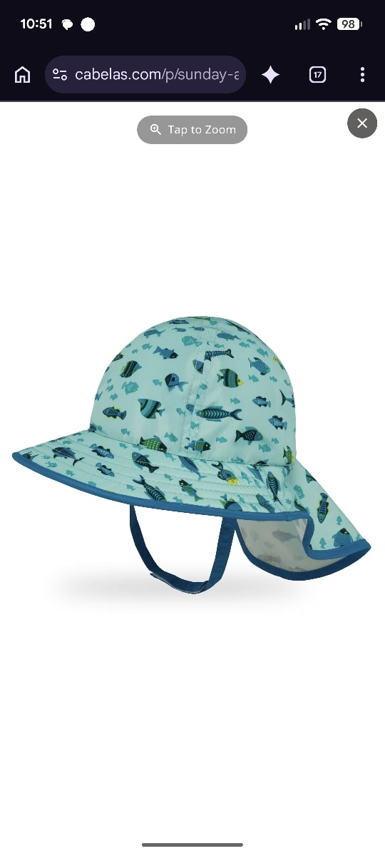 Sunday Afternoons SunSprout Hat for Babies | little fishies