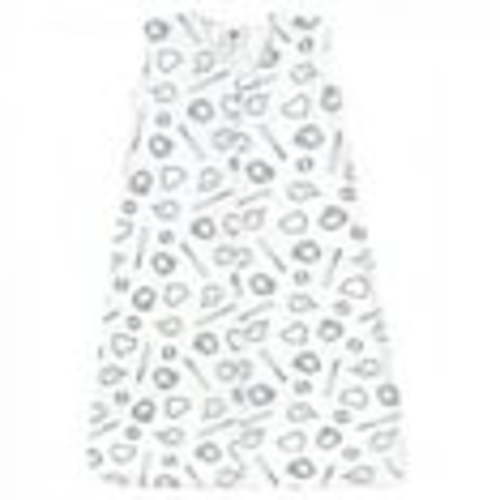 Hudson Baby Infant Boy Cotton Sleeveless Wearable Sleeping Bag, Sack, Blanket, Baseball, 6-12 Months