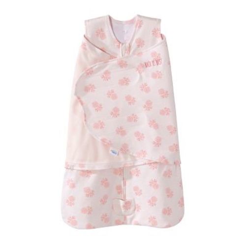 HALO Innovations Sleepsack 100% Cotton Swaddle Wrap, Color: Rose, Size: NB