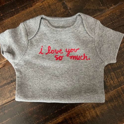 Baby Onsie I Love You so Much - Etsy
