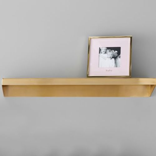 West Elm Floating Metal Wall Shelve (24")