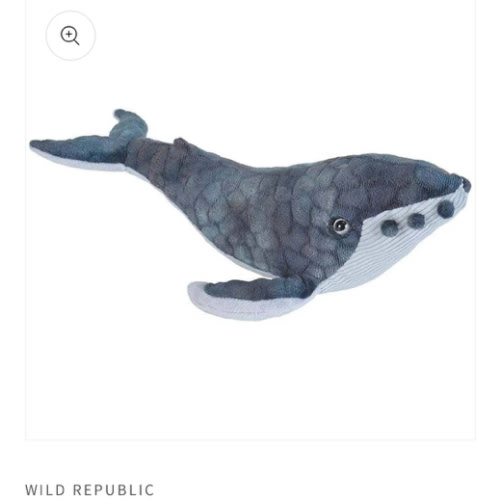 Conservation Donation &&nbsp;Humpback Whale Stuffed Animal 13" – Wild Republic