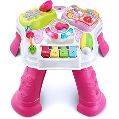 VTech Sit-To-Stand Learn and Discover Table, Pink