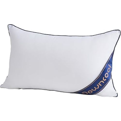 DOWNCOOL Throw Pillow Inserts (Pack of 1) - 12 x 20 White Rectangle Pillow Inserts for Sofa Bed - Indoor Decorative Couch Pillows