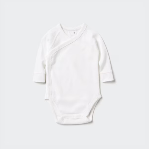 Baby Long Sleeve Bodysuit | Open Front | UNIQLO US