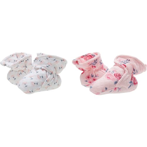 Hudson Baby Unisex-Baby Quilted Booties Winter Accessory Set