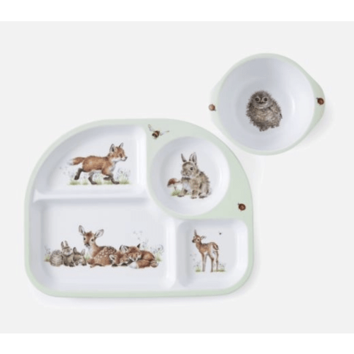 Wrendale Little Wren Bowl & Divider Plate