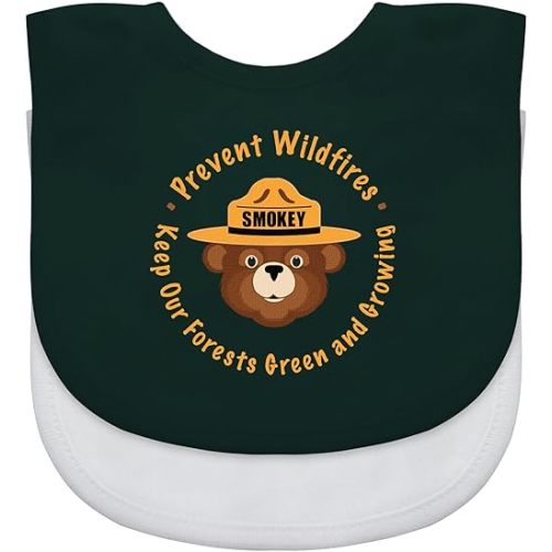 Smokey Bear Baby Bibs 2-Pack
