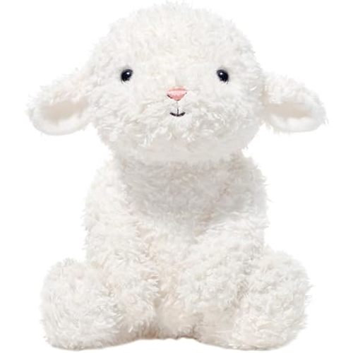 Lamb Stuffed Animal Plush Toy, Premium Soft White Sheep for Babies Children Adults, 11.8 Inches Cuddly Companion Gift