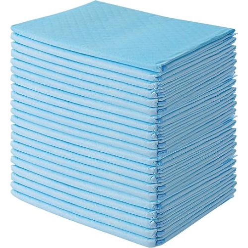50 Pack Disposable Changing Pads,17 x 24 inch Baby Disposable Underpads,Ultra Absorbent Diaper Changing Pads,Leak-Proof Breathable Underpads,Waterproof Pets Pee Dogs Pad