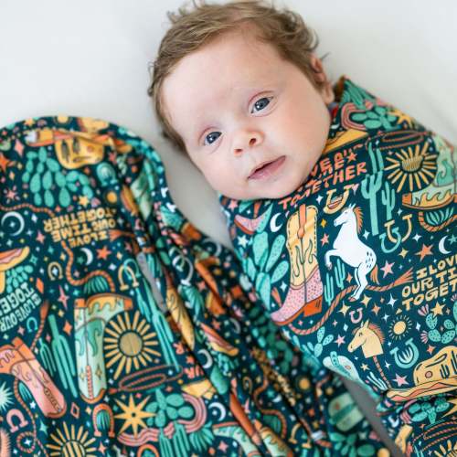 The Forever Swaddle Blanket | Wild West | "I Love Our Time Together" | Raising Mama