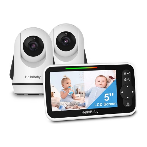 HelloBaby HB6351-2 Video Baby Monitor with two cameras