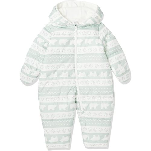 Simple Joy by Carter's baby-boys Baby Infant One Piece Snowsuit Boy - 3/6MO - Green