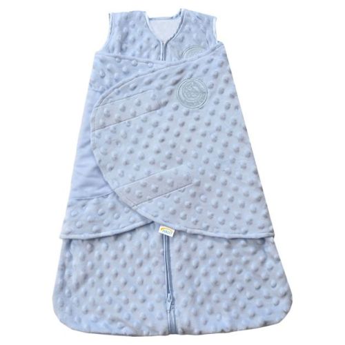 HALO Innovations SleepSack Swaddle Wrap Plushy Dot Velboa - Cream Newborn