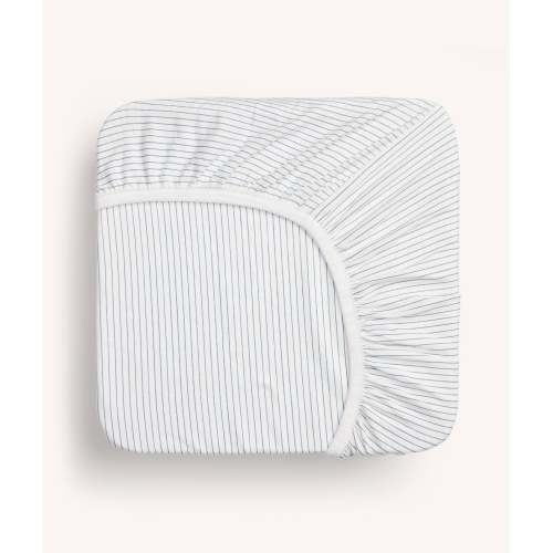 Organic Fitted Sheet Midnight Stripe (Bedside sleeper) – ergoPouch AU