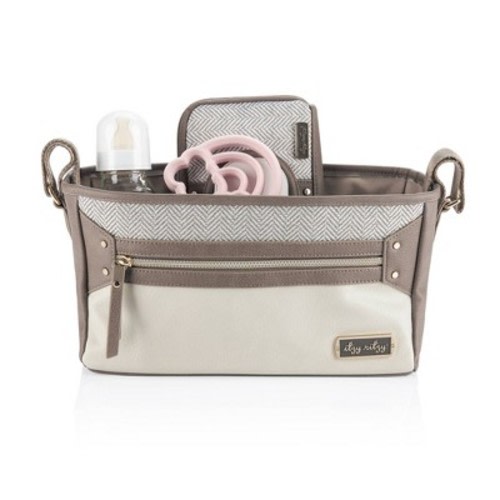 Itzy Ritzy Stroller Caddy, Color: Vanilla Latte