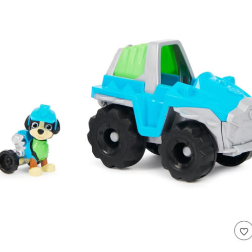 Paw Patrol, Rex’s Dinosaur Rescue Vehicle with Collectible Action Figure, Kids Toys for Ages 3 and Up
