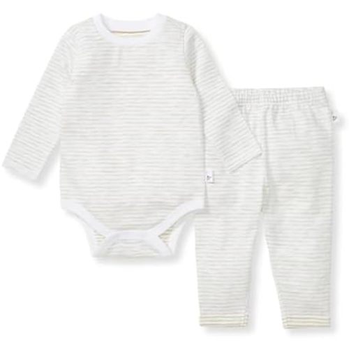 Burt's Bees Baby Unisex Bodysuit and Pant Set, 100% Organic Cotton