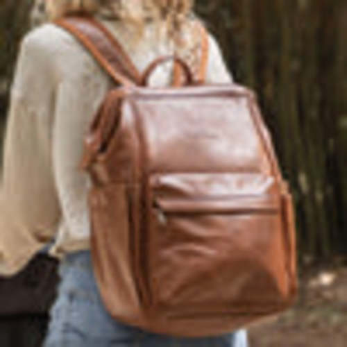 Vintage Diaper Backpack | Brown | Hannah and Henry USA