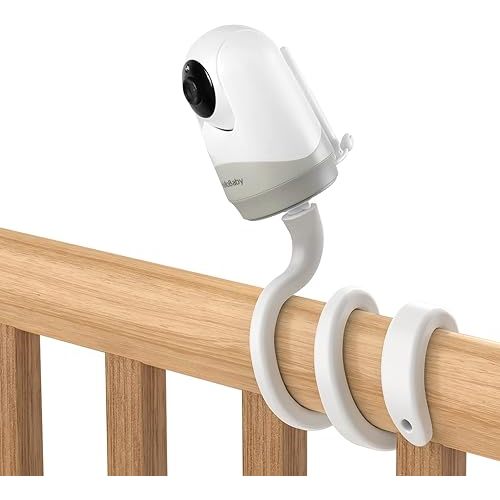 Aobelieve Flexible Twist Mount for HelloBaby HB6550, HB6560, HB65, HB66, HB6339, HB6081 and HB40 Baby Monitor