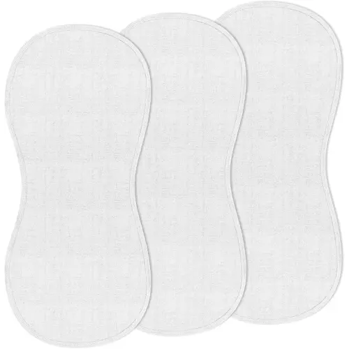 3 Pcs Changing Pad Liners Fits in Peanut Shape Changing Pad Waterproof Diaper Mats Organic Cotton Peanut Mats are Warm on a Baby's Back, Washable Reusable (Simple Style)