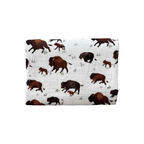 Muslin Swaddle, Bison