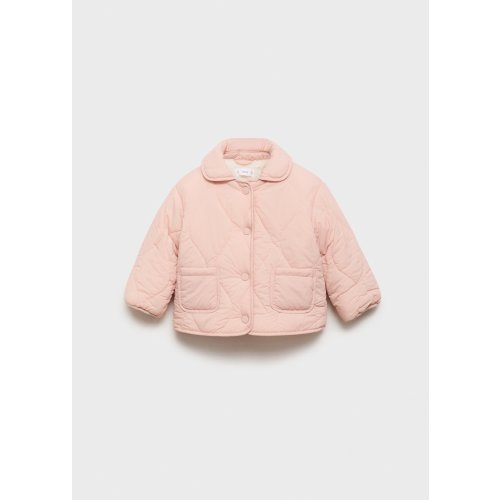 Padded anorak with shearling lining - Kids | MANGO USA