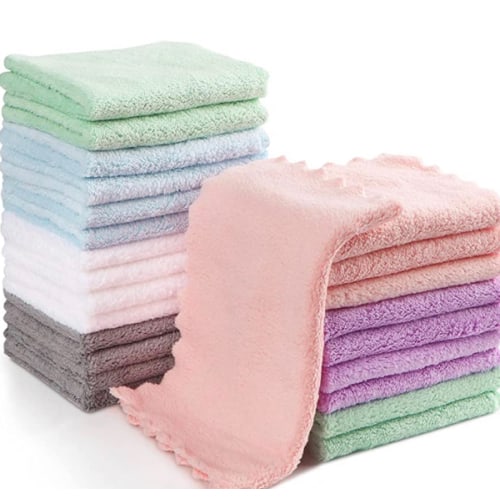 Amazon.com : Orighty Baby Washcloths 24-Pack, Microfiber Coral Fleece Baby Face Towels, Soft and Absorbent Wash Cloths for Newborns, Infants and Toddlers, Gentle on Delicate Skin for Face Hands and Body, 7x9 Inch : Baby