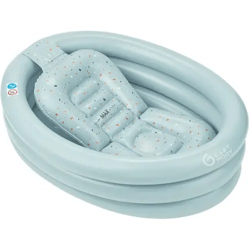 Babymoov Inflatable Bathtub & Pool - Safe, Portable & Grows with Baby (from 0+ Newborn Insert Included)