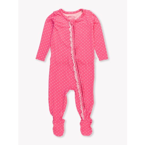 Ruffle One Piece Footie Pajamas