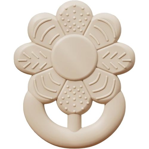 Baby Teething Toys for Babies 0-6 Months, Baby Teethers for Babies 3-6 6-12 Months Silicone Baby Chew Toys Gifts for Must Haves, BPA Free Flower