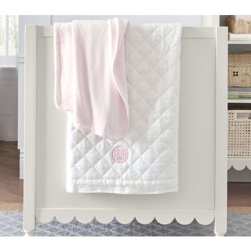 European Linen Baby Quilt | Pottery Barn Kids