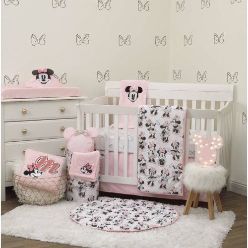Disney NoJo Disney Minnie Mouse Nursery 6 Piece Crib Bedding Set & Reviews | Wayfair