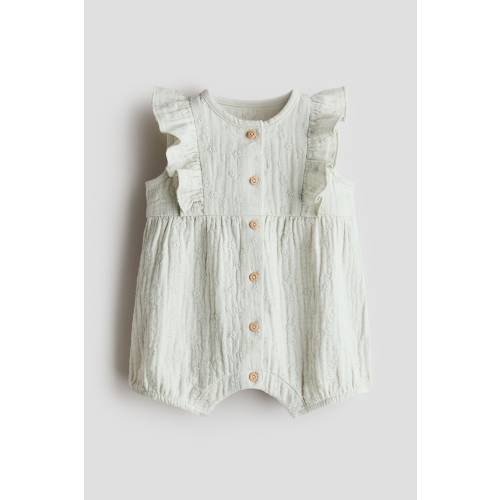 COTTON MUSLIN ROMPER SUIT