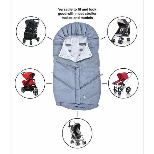 Little Me Gray Stroller Footmuff