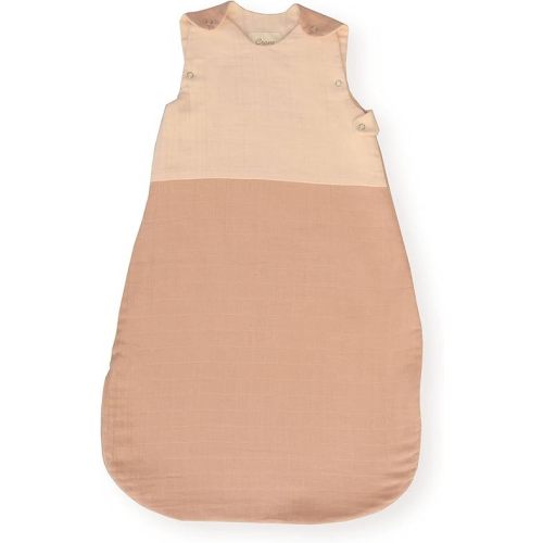 Crane Baby Wearable Blanket, Wearable Soft Cotton Baby Blanket for Boys and Girls 0-9 Months, Desert Rose and Copper, 19”w x 30”h