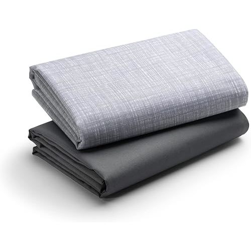 Graco® Pack 'n Play® Quick Connect™ Playard Waterproof Sheets, 2 Pack, Woven and Grey