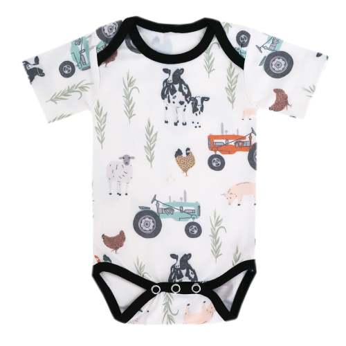 Short Sleeve Bodysuit - Jo 6-12m