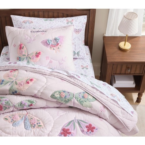 Margot Butterfly Quilt & Shams | Pottery Barn Kids